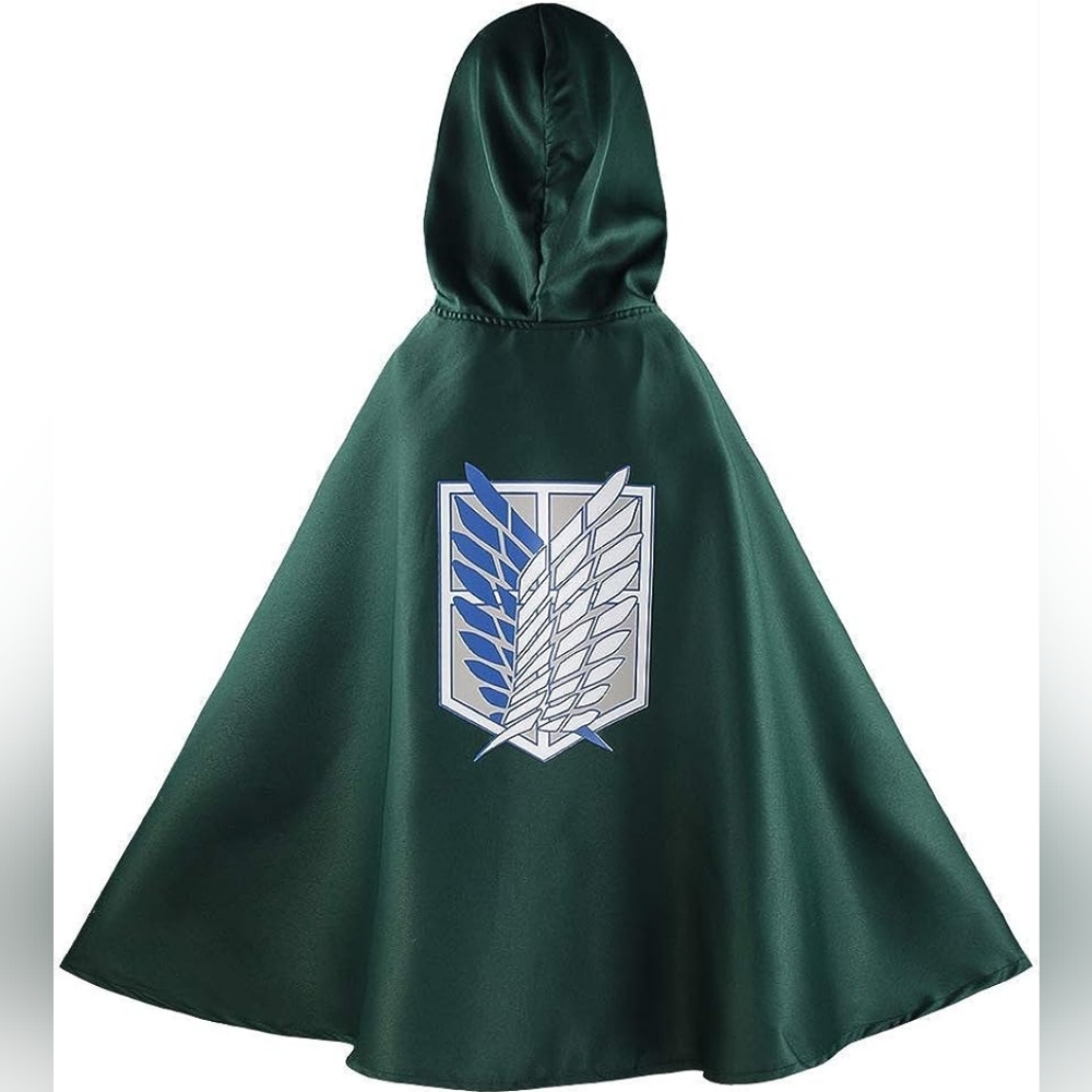 Japan Anime Shingeki No Kyojin Cloak Attack on Titan Cosplay Cloth Green Unisex